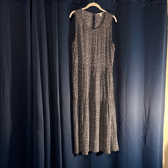 Time and Tru Dresses & Skirts - Black and White Sleeveless Maxi Dress